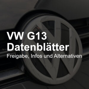 vw g13 kuehlmittel datenblaetter