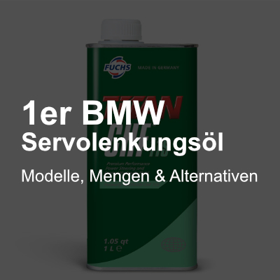 1er bmw servolenkungsoel